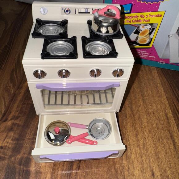 Kitchen Littles Deluxe Stove Tyco 1995 NEW Vintage - Picture 5 of 6